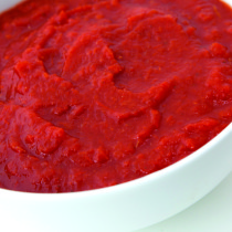 Pasta de Tomate 30/32° brix Hot Break | Pasta Concentrada de Tomate Super Hot Break | Agrozzi, principal productor y proveedor de Pasta de Tomate de Chile